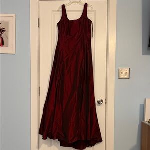 Scott McClintock Sleeveless Maxi Dress in Deep Burgundy